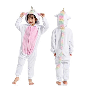 Unicorn Cartoon Kids Sleepwear
