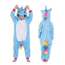 Load image into Gallery viewer, Unicorn Cartoon Kids Sleepwear