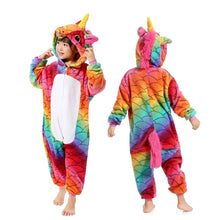 Load image into Gallery viewer, Unicorn Cartoon Kids Sleepwear