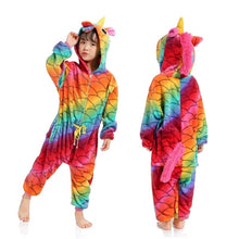 Load image into Gallery viewer, Unicorn Cartoon Kids Sleepwear