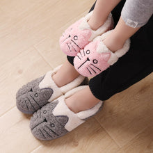 Load image into Gallery viewer, CUTE FLUFFY CAT PLUSH SLIPPERS FOR KIDS AND ADULTS