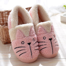 Load image into Gallery viewer, CUTE FLUFFY CAT PLUSH SLIPPERS FOR KIDS AND ADULTS