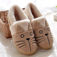 Load image into Gallery viewer, CUTE FLUFFY CAT PLUSH SLIPPERS FOR KIDS AND ADULTS