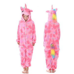 Unicorn Cartoon Kids Sleepwear